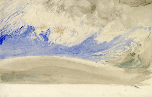 Cloud Effect Over Coniston Old Man - by John Ruskin