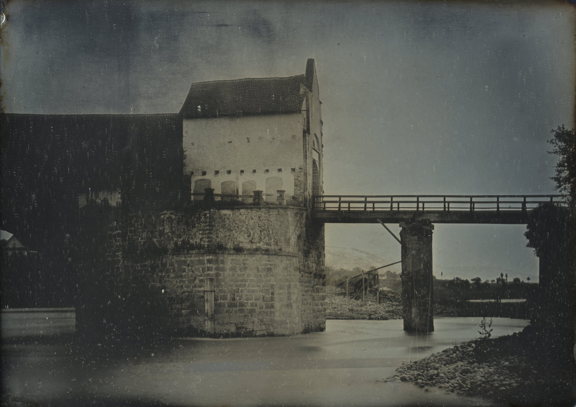 View of the Bridge at Rheinfelden - by John Ruskin