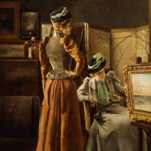 Visit to the Studio - by Alfred Stevens