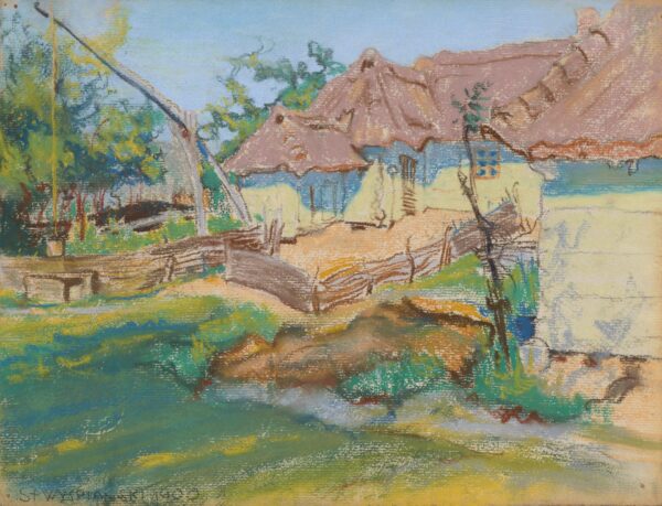 Farmhouse in Konary Village - Stanisław Wyspiański