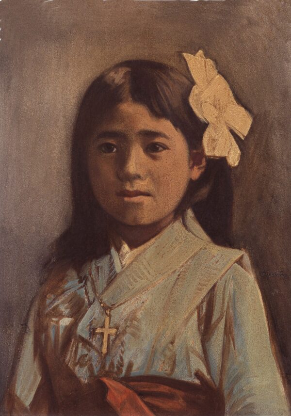 Portrait of Kimiko - by Fujishima Takeji