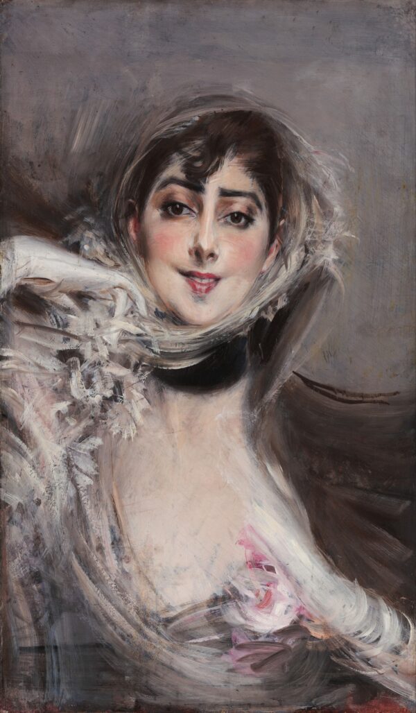 Gloved Woman - by Giovanni Boldini