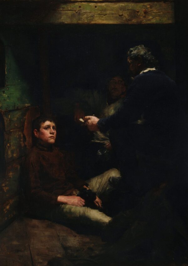 A Sailor's Yarn - by Henry Scott Tuke