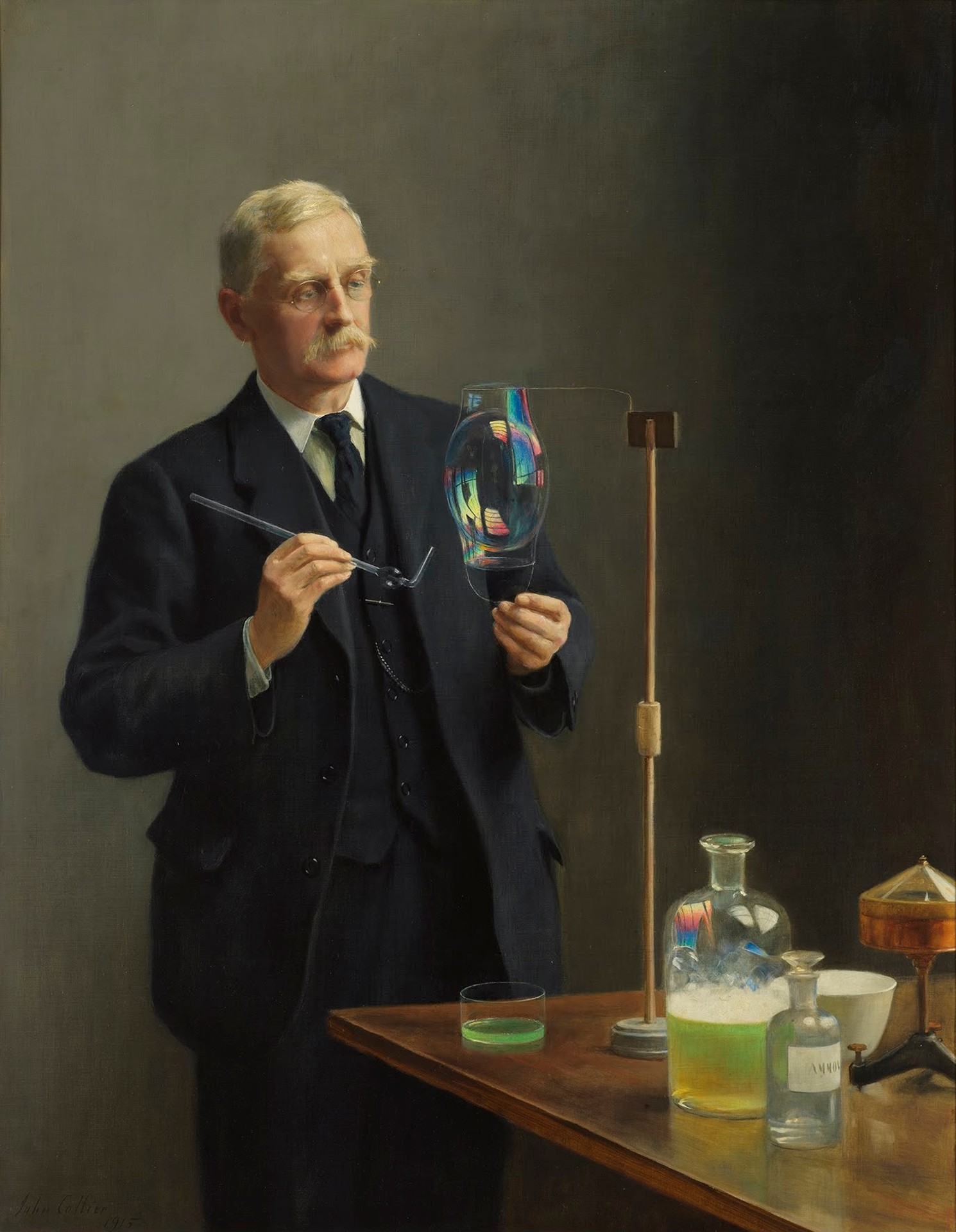 Portrait of Charles Vernon Boys - by John Collier