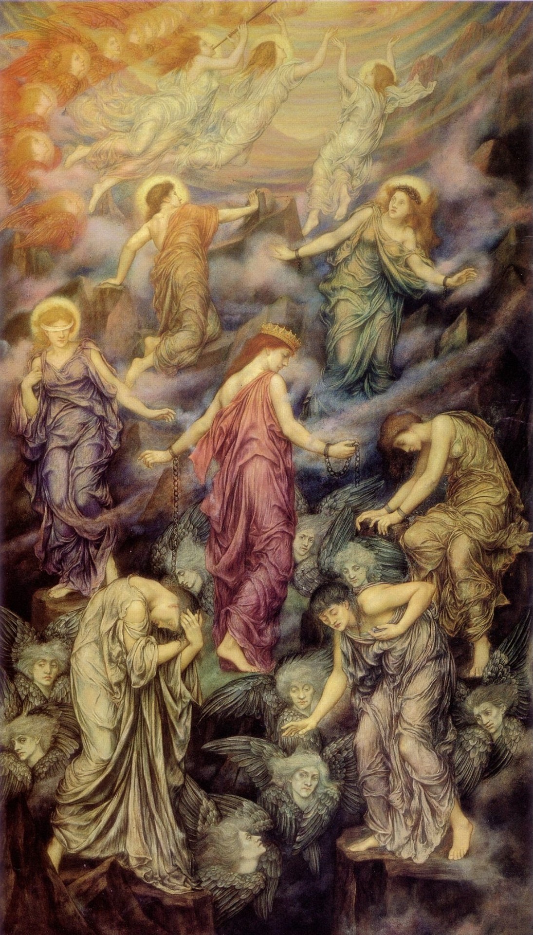 The Kingdom of Heaven Suffereth Violence and the Violent Take it - by Force - by Evelyn De Morgan