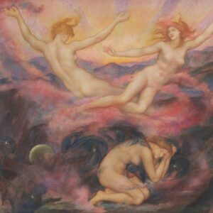 Night and Dawn - by Evelyn De Morgan