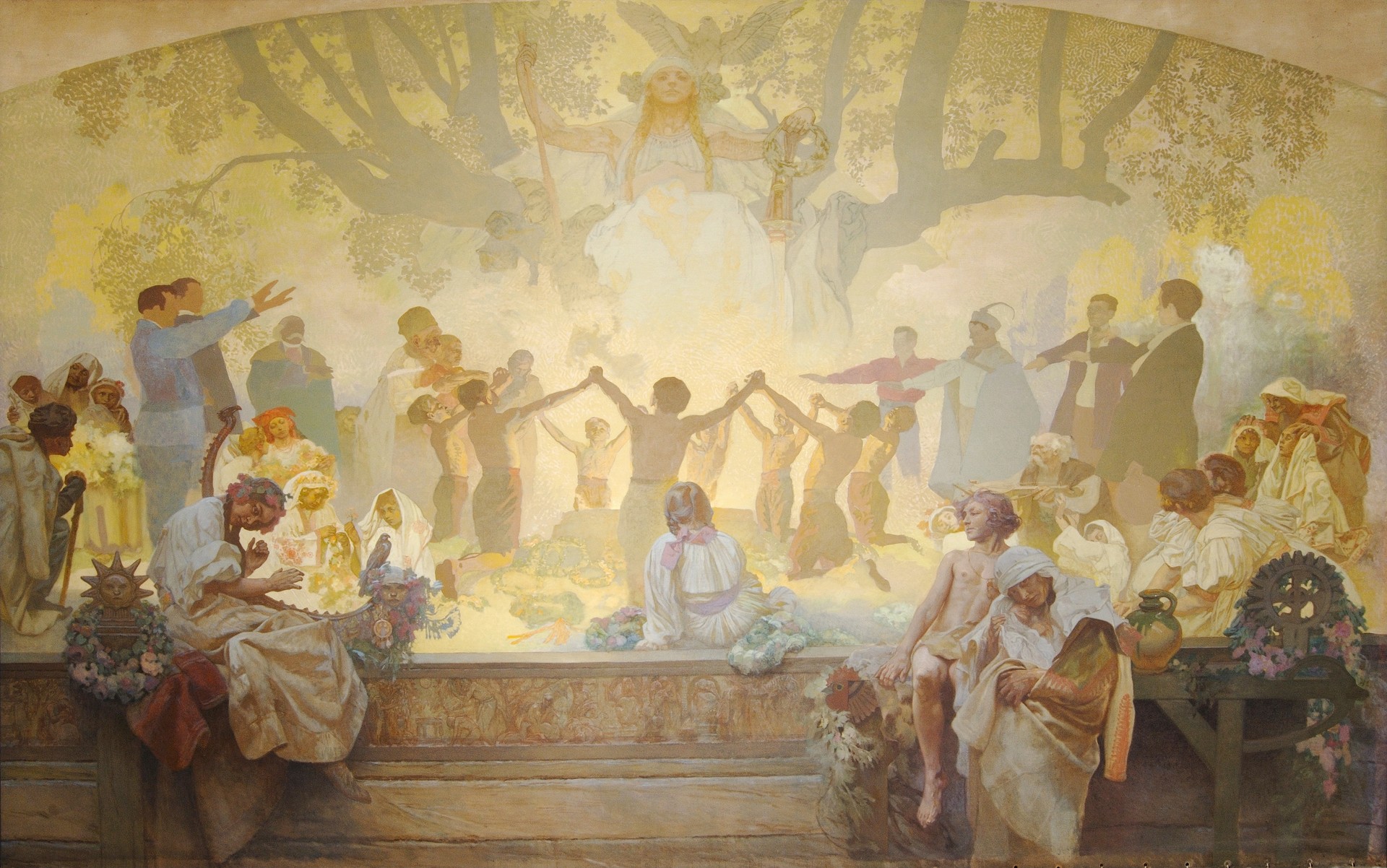 Epopeia Eslava - Ciclo XVIII - by Alphonse Mucha