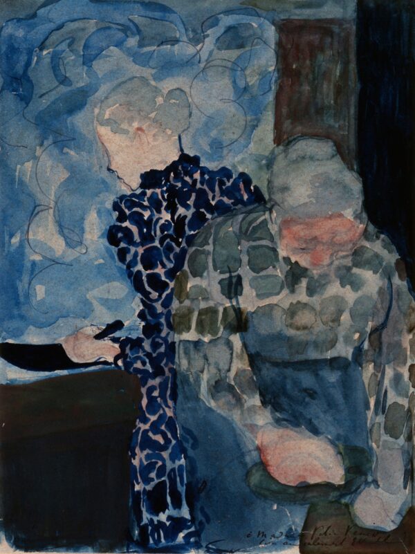 Deux Femmes dans Intérieur - by Édouard Vuillard