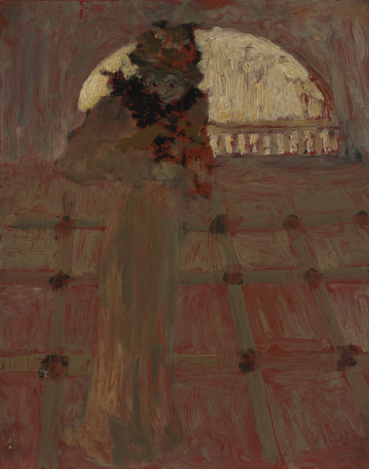 A l'Opéra (At the Opera) - by Édouard Vuillard