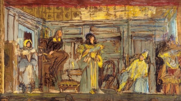 Design for a Wall Painting for the Théâtre des Champs-Elysées - by Édouard Vuillard