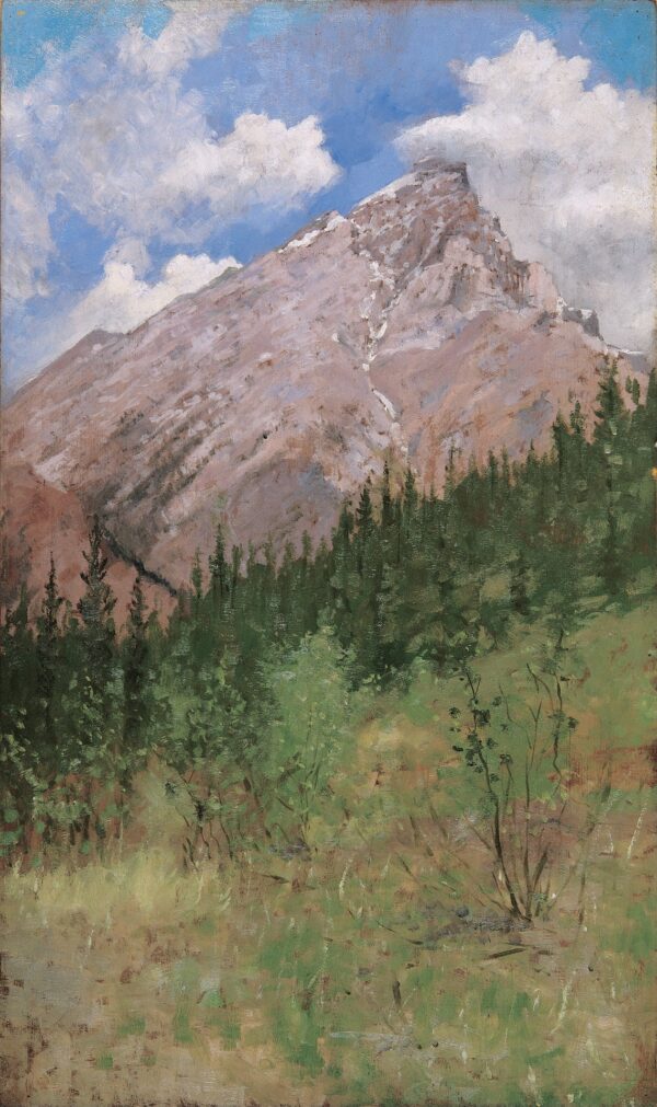 Banff, Cascade Mountain - by Frederic Remington