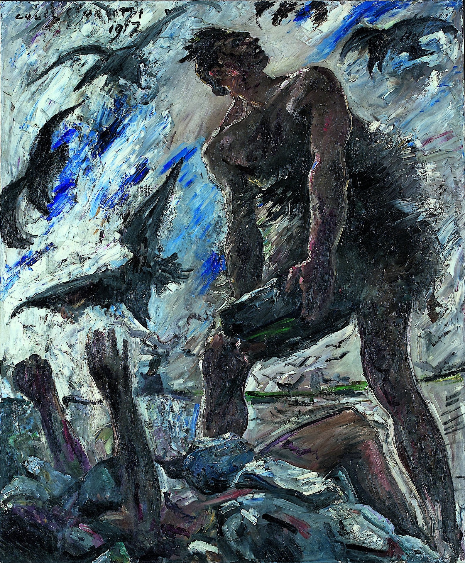Cain - by Lovis Corinth