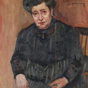 Damenporträt (Portrait of the artist's mother-in-law) - by Lovis Corinth