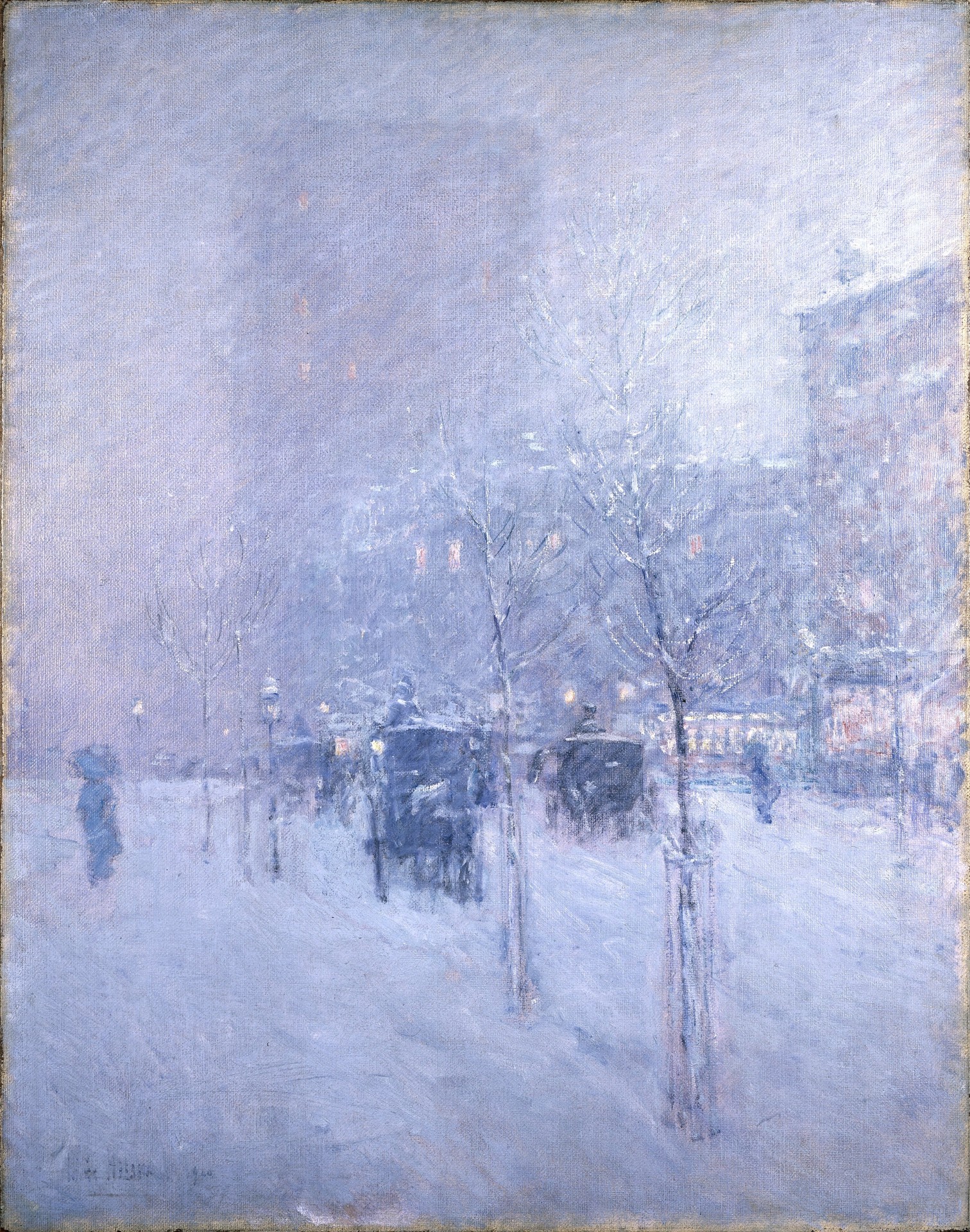 Late Afternoon, New York, Winter - by Childe Hassam