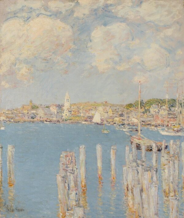 Gloucester Inner Harbor - by Childe Hassam