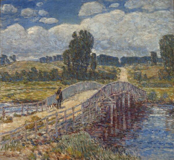 Bridge at Old Lyme - by Childe Hassam