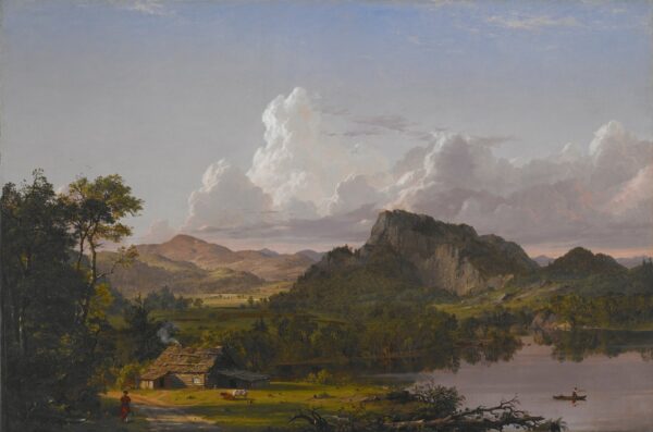 Home - by the Lake - by Frederic Edwin Church