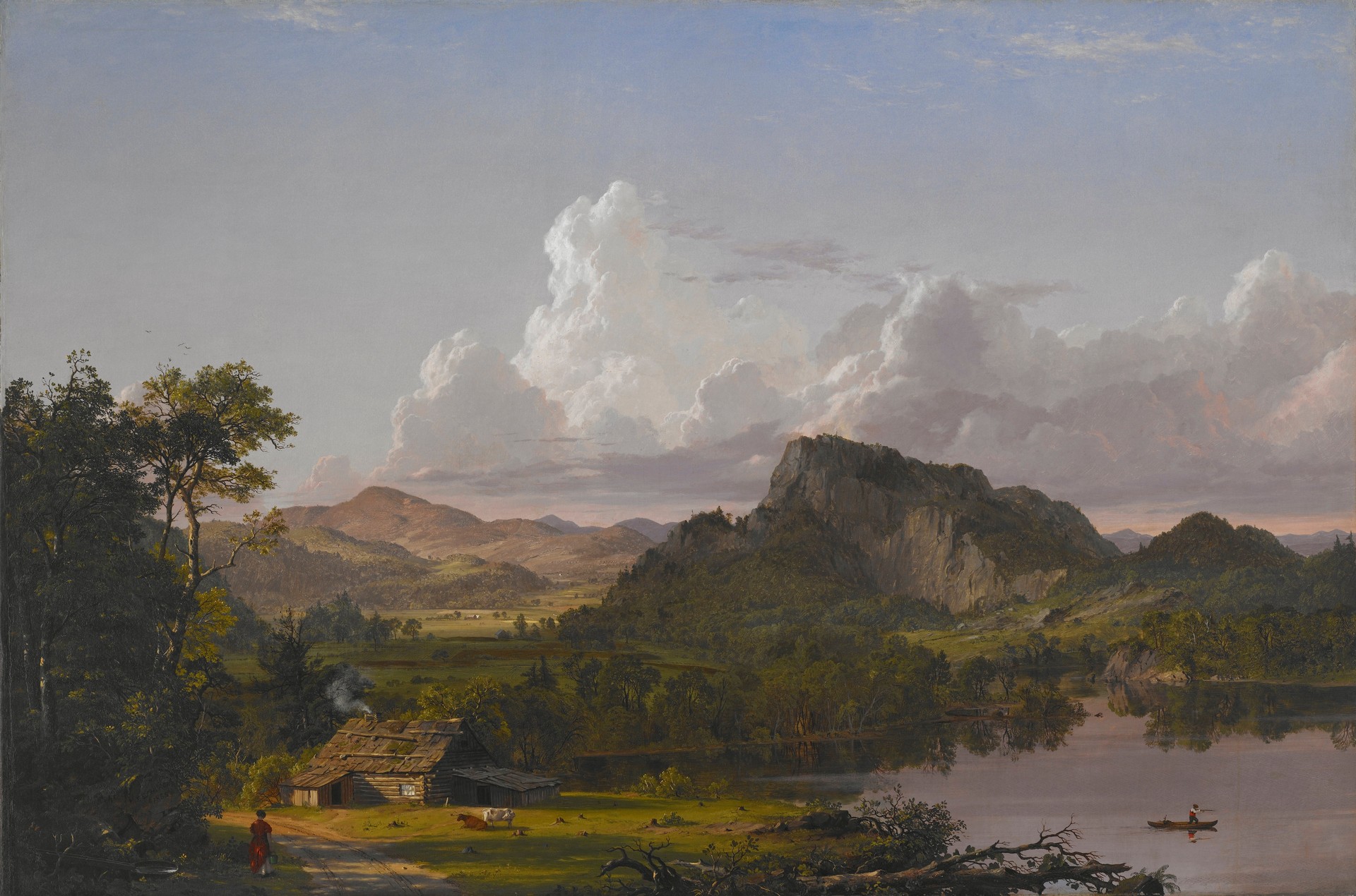 Home - by the Lake - by Frederic Edwin Church