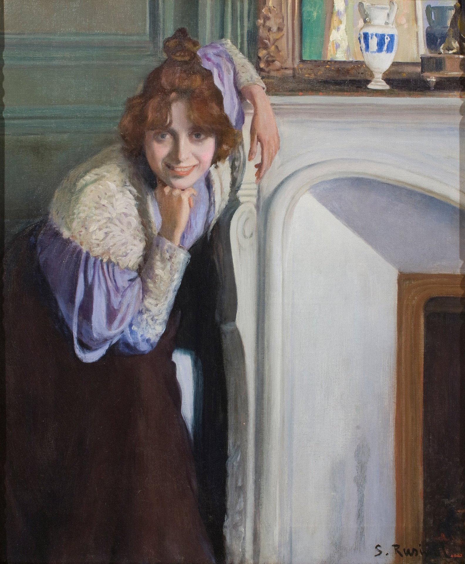 Laughing Girl - by Santiago Rusiñol