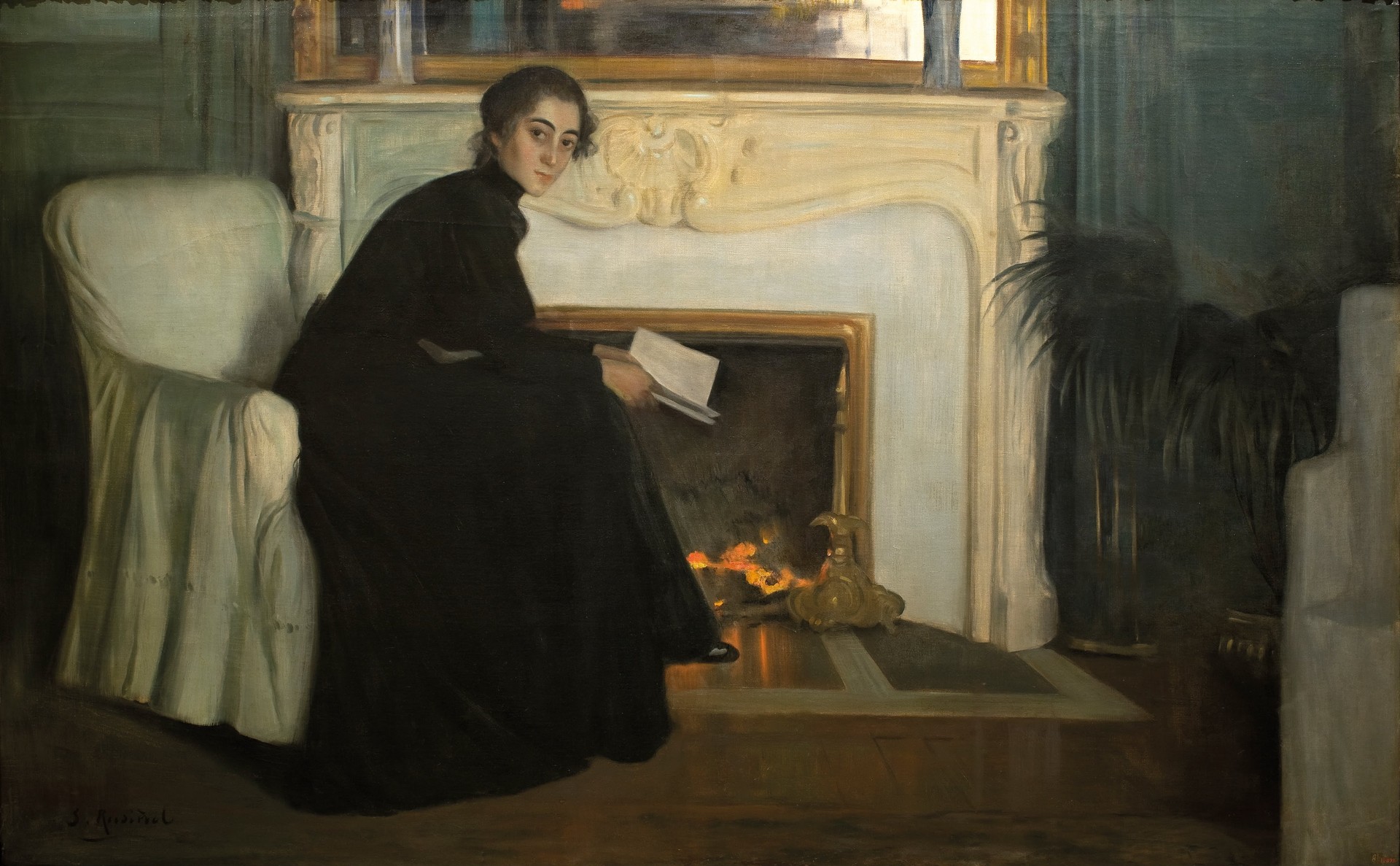 Romantic Novel - by Santiago Rusiñol