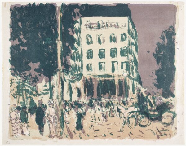 The Boulevards - by Pierre Bonnard