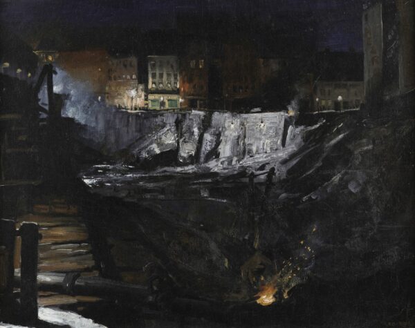 Excavation at Night - George Bellows