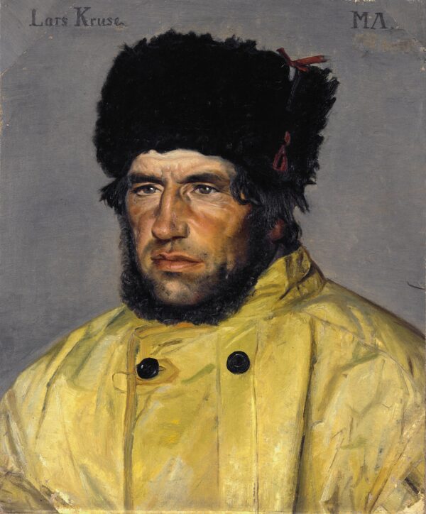 Chief Lifeboatman Lars Kruse - by Michael Ancher