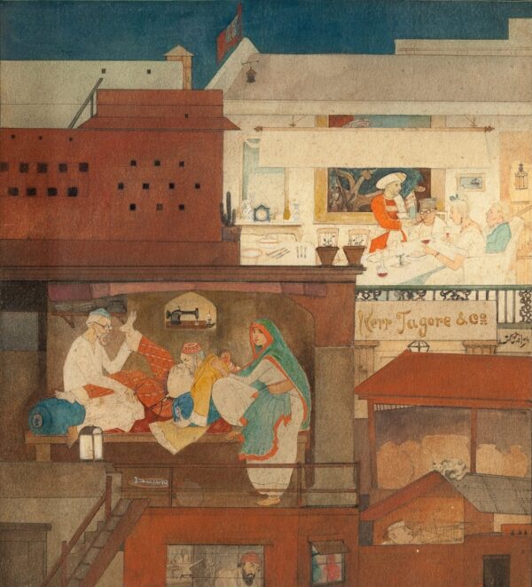 The hunch- back of fish-bone - by Abanindranath Tagore