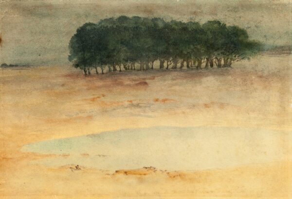 Deoghar Landscape - by Abanindranath Tagore