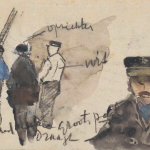 Vier werklieden - by Adolf le Comte