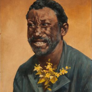 Negro com flores* - by Adrien Henri Vital van Emelen