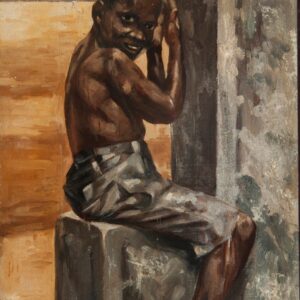 Negrinho sob uma torneira* - by Adrien Henri Vital van Emelen