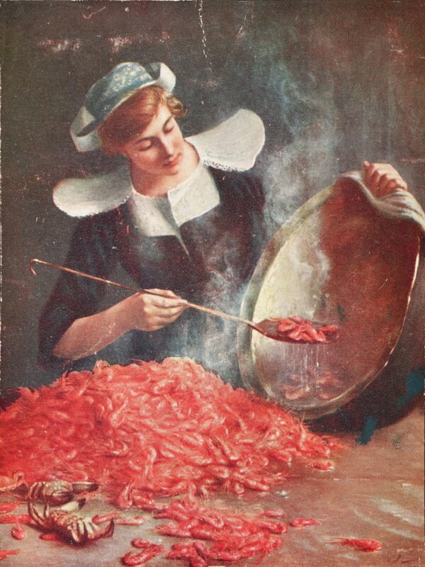 Cuisson de la Pêche (Die gesottenen Fische, Cooking of the Fishing) - by Alfred Guillou