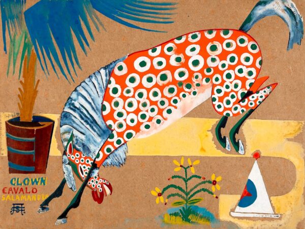 Clown, Horse, Salamander - by Amadeo de Souza Cardoso