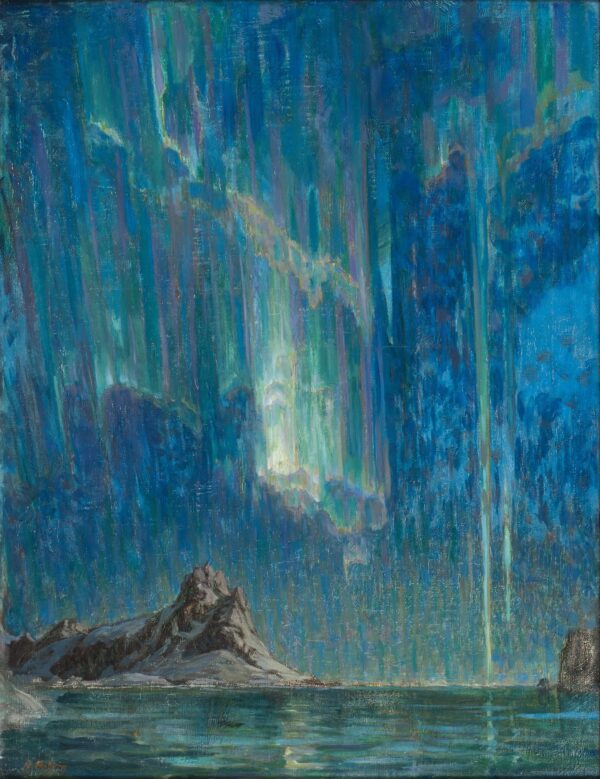 Northern Lights. Study from North Norway - by Anna Katarina Boberg