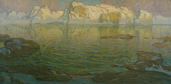 Silent evening - Scene from Lofoten - by Anna Katarina Boberg