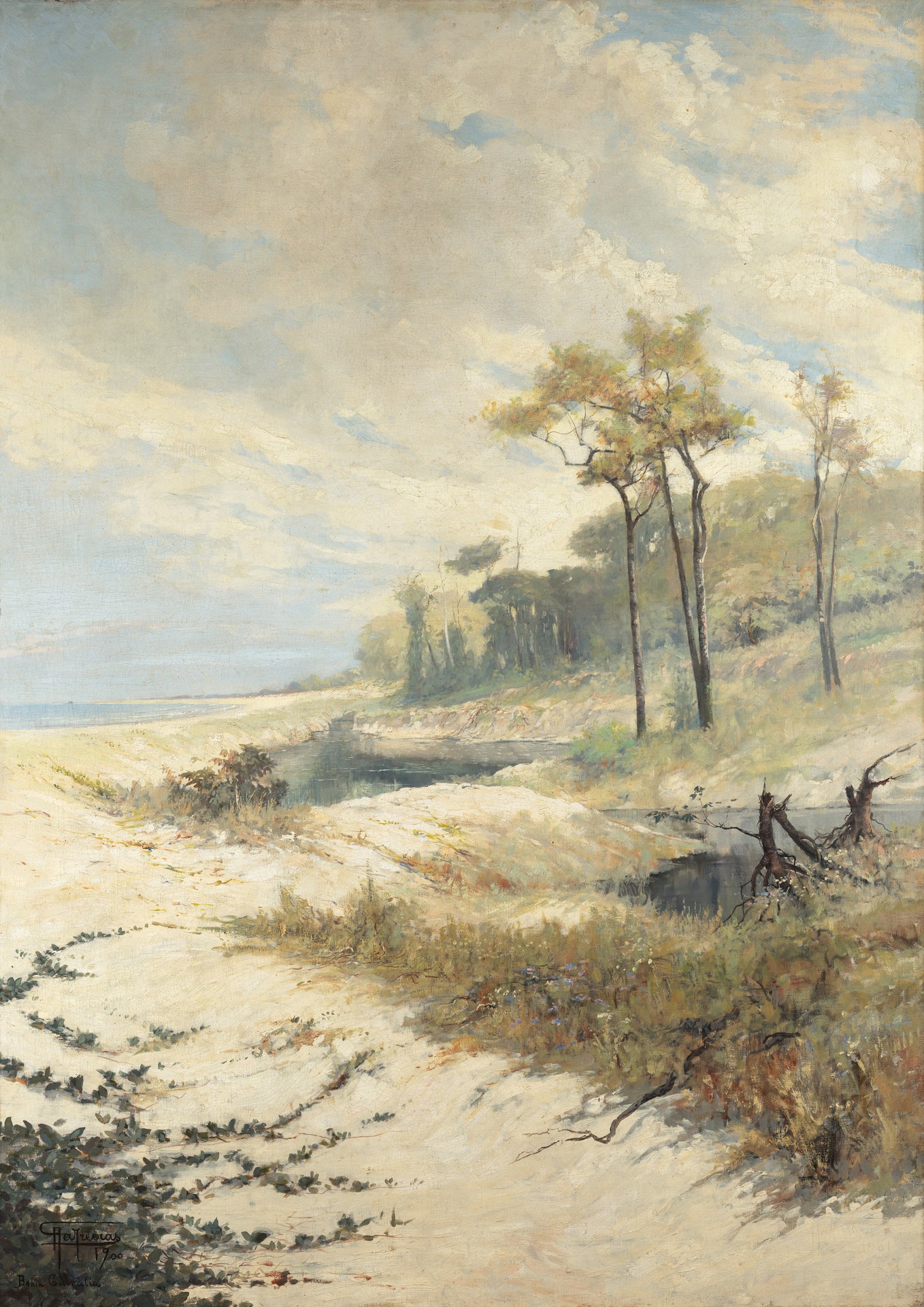 Baía Cabrália (Cabrália Bay) - by Antônio Parreiras