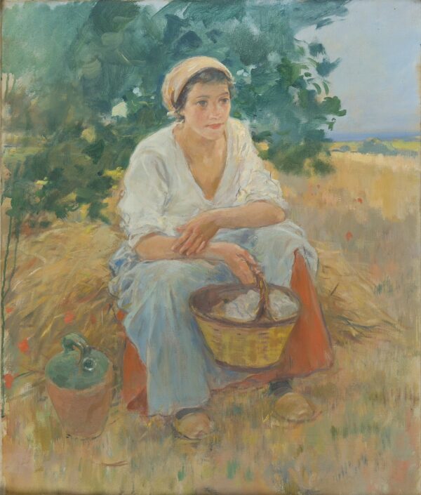 Girl in the Field (Back) - by Arcadi Mas i Fondevila