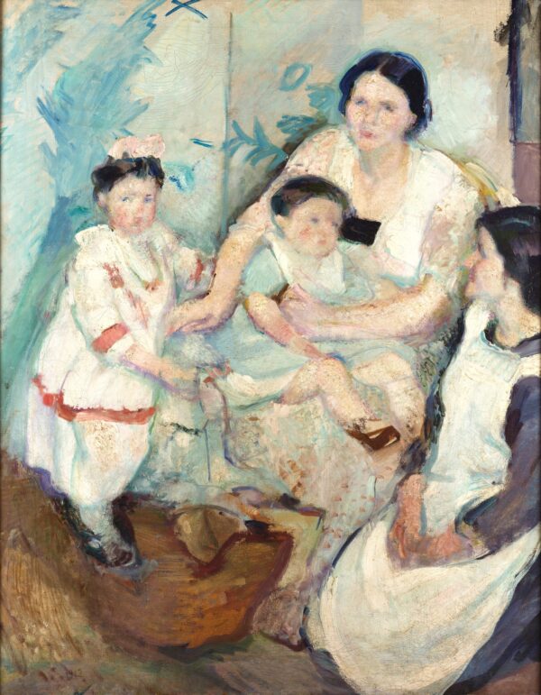 Family Group - Armando Spadini