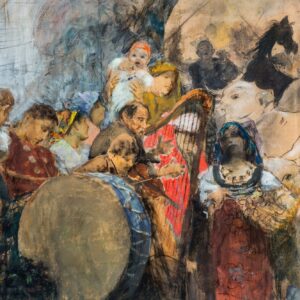 Village party. Blessing of the animals - by Arnaldo De Lisio