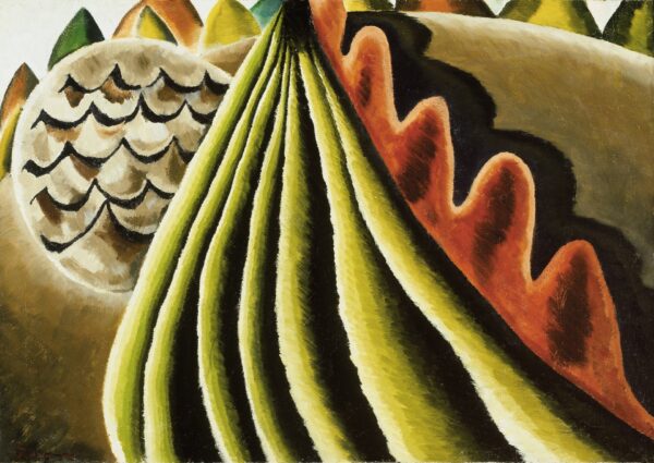 Fields of Grain as Seen from Train - Arthur Dove