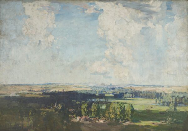 Amiens, the Key of the West - by Arthur Streeton