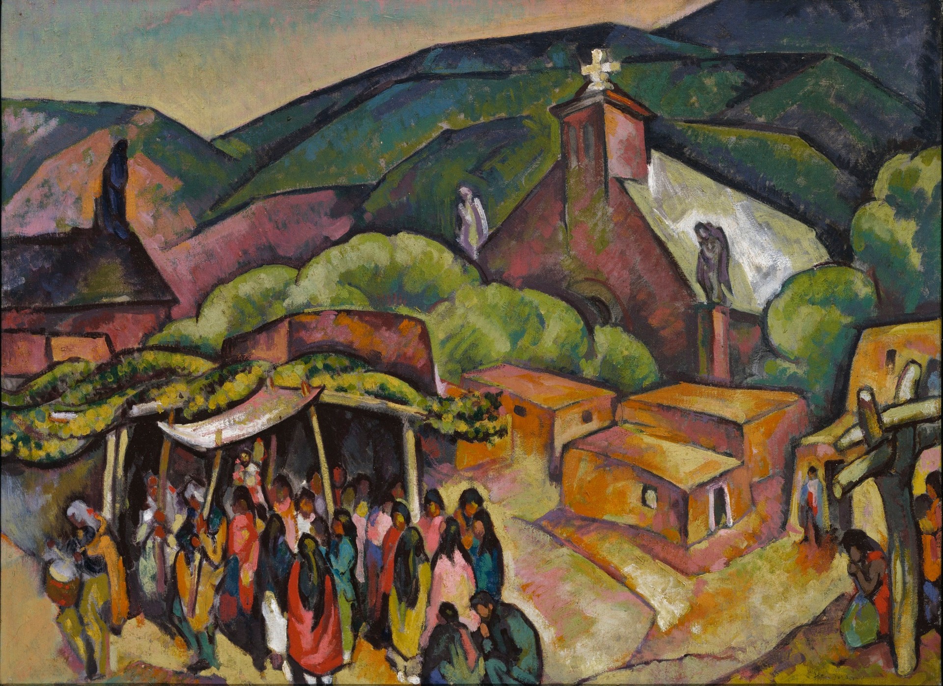Feast Day: San Juan Pueblo - William Penhallow Henderson