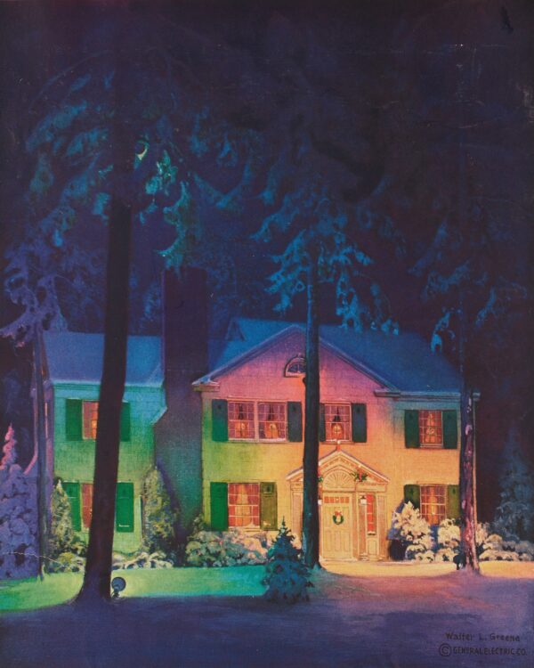 Exterior Home Lighting Brings Added Cheer and Beauty to the Christmas Season - Walter L. Greene