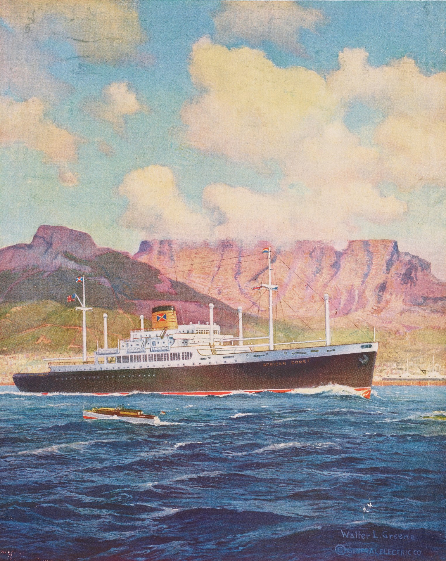 New Ships, Electric-Welded, and Driven - by G-E Turbines, Swell the US Merchant Fleet - by Walter L. Greene