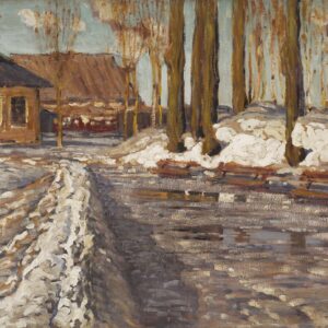 In Viesturdārzs (Ķeizardārzs) - by Vilhelms Purvītis