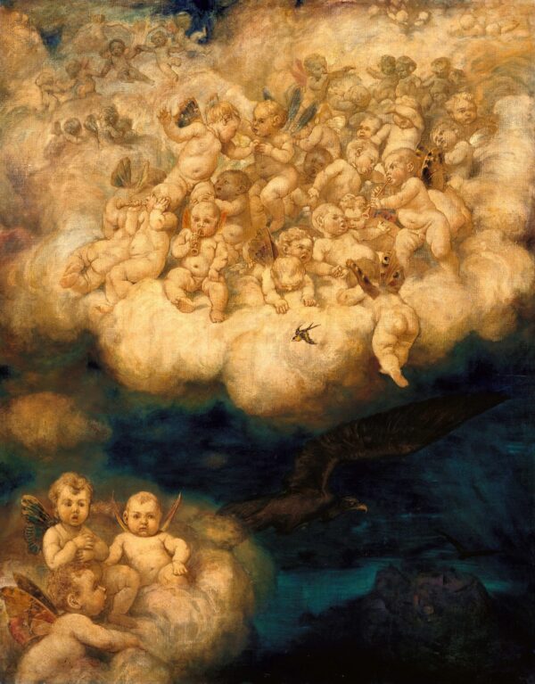 Angel Cloud - by Hans Thoma