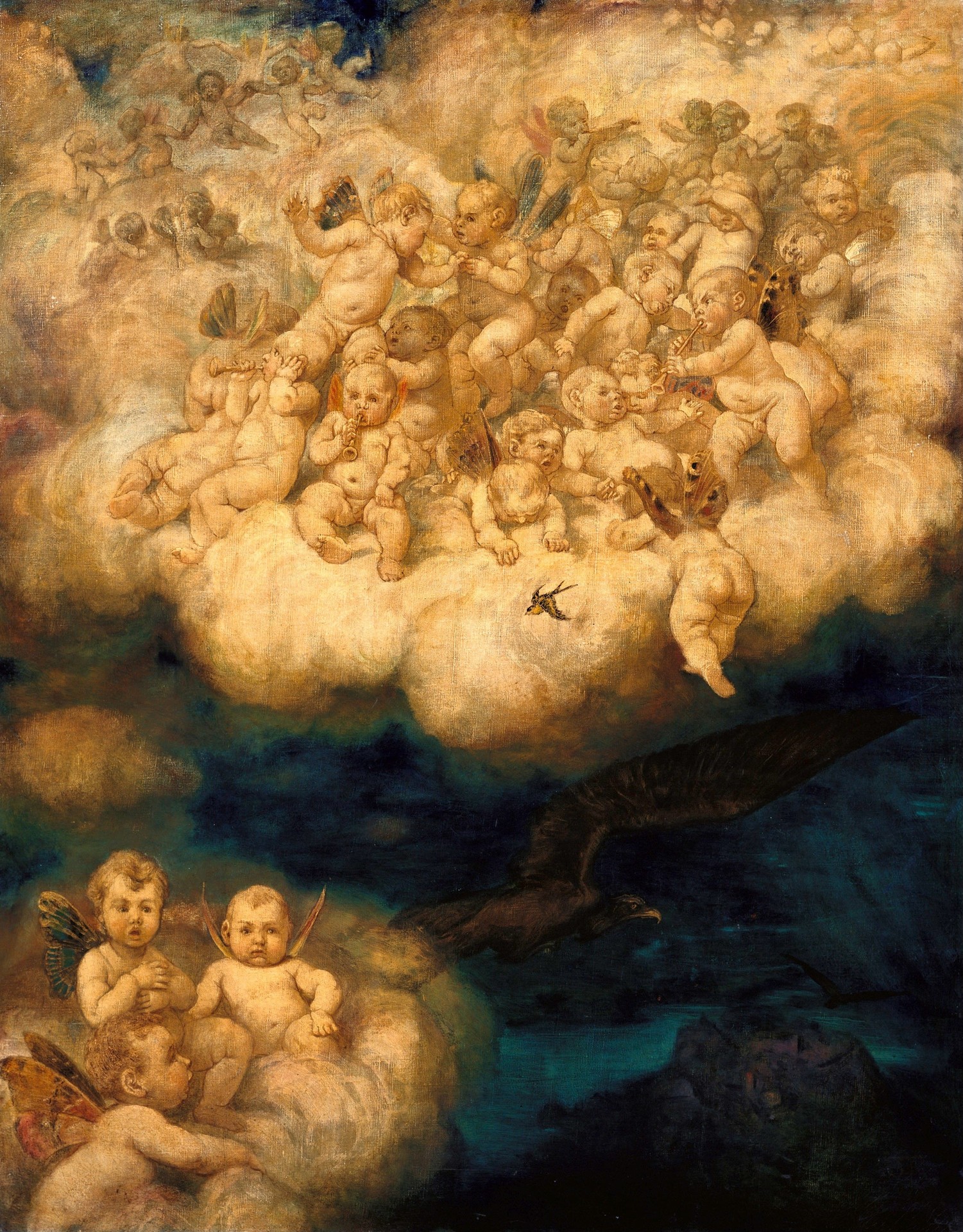 Angel Cloud - by Hans Thoma