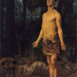Daniel in the Lions' Den - by Hans Thoma