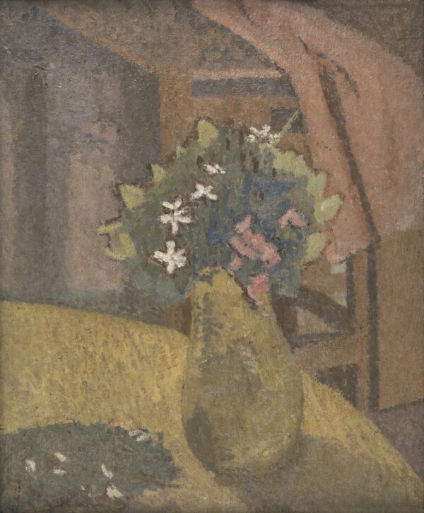 Vase of Flowers, - by Gwen John - by Gwen John